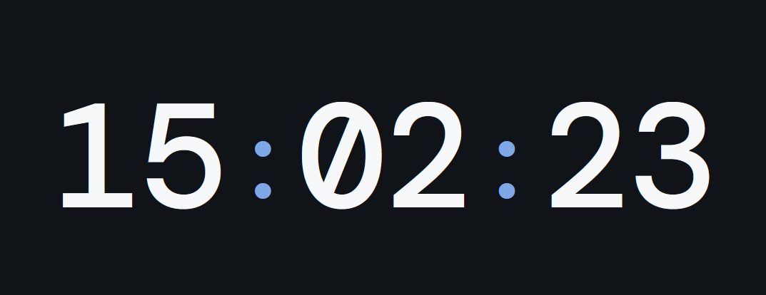 Chronos Horloge : une page pour afficher une horloge personnalisable dans votre navigateur